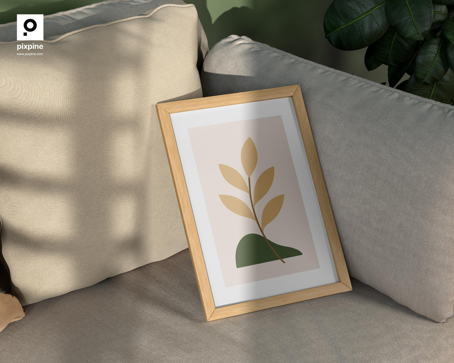 Affiche Botanique Minimaliste | Illustration Végétale à Télécharger | Art Mural Nature Moderne - Poster Digital